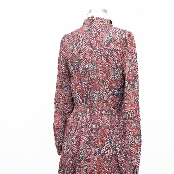 NICHOLAS. Cross Neck Keyhole Eleonor Printed Maxi Dress. - Picture 10 of 16